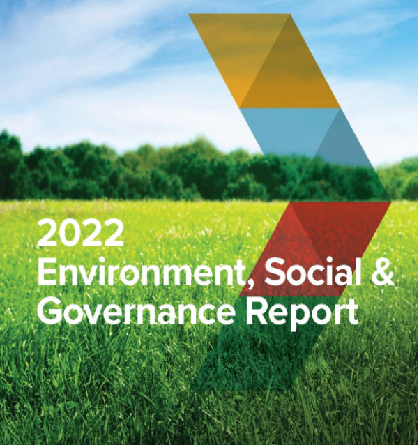 cover of 2022 environment report document